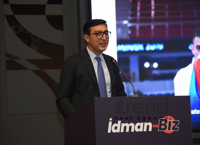 İdman və biz idman portalının təqdimat mərasimi keçirilib Azərbaycan Bakı 26 sentyabr 2023
